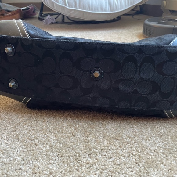 Vintage coach bag with signature logos - Picture 5 of 5